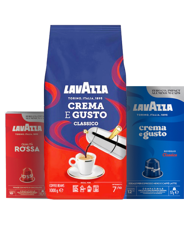 Sélection Lavazza Crema e Gusto et Qualità Rossa